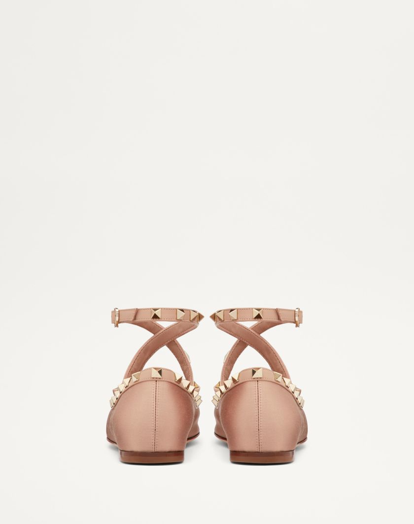 ROCKSTUD SATIN BALLERINA - Image 5